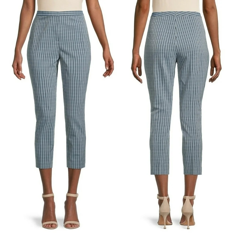 *NWT* Theory Cropped Skinny Pant in Grid